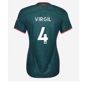 Liverpool Virgil van Dijk #4 kläder Kvinnor 2022-23 Tredje Tröja Kortärmad